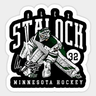 alex stalock game Sticker